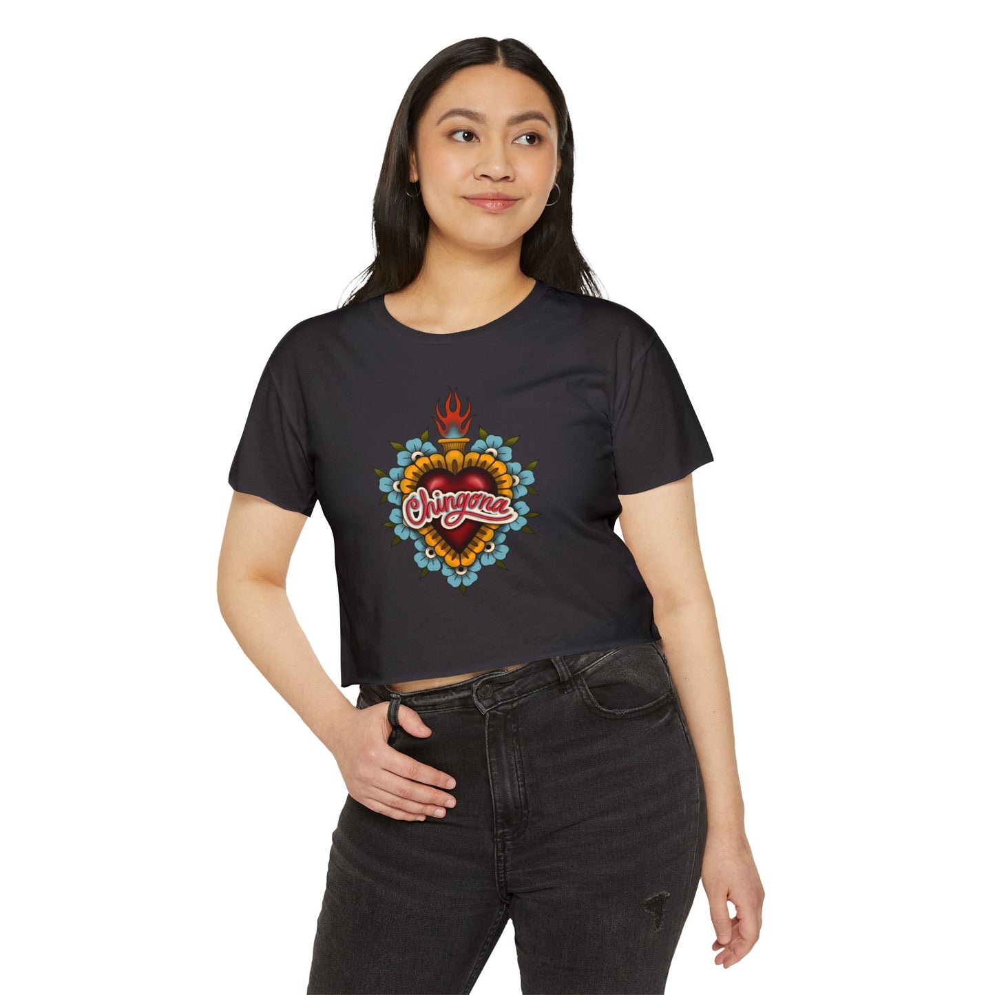 Chingona crop top