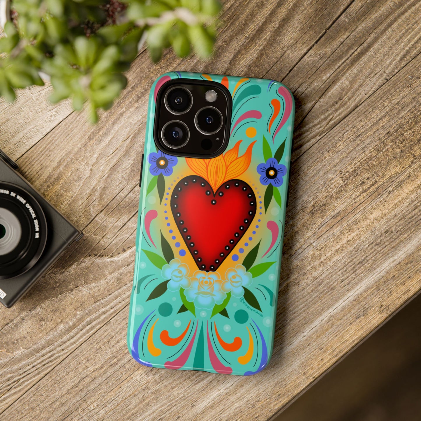 Sacred heart iPhone tough case