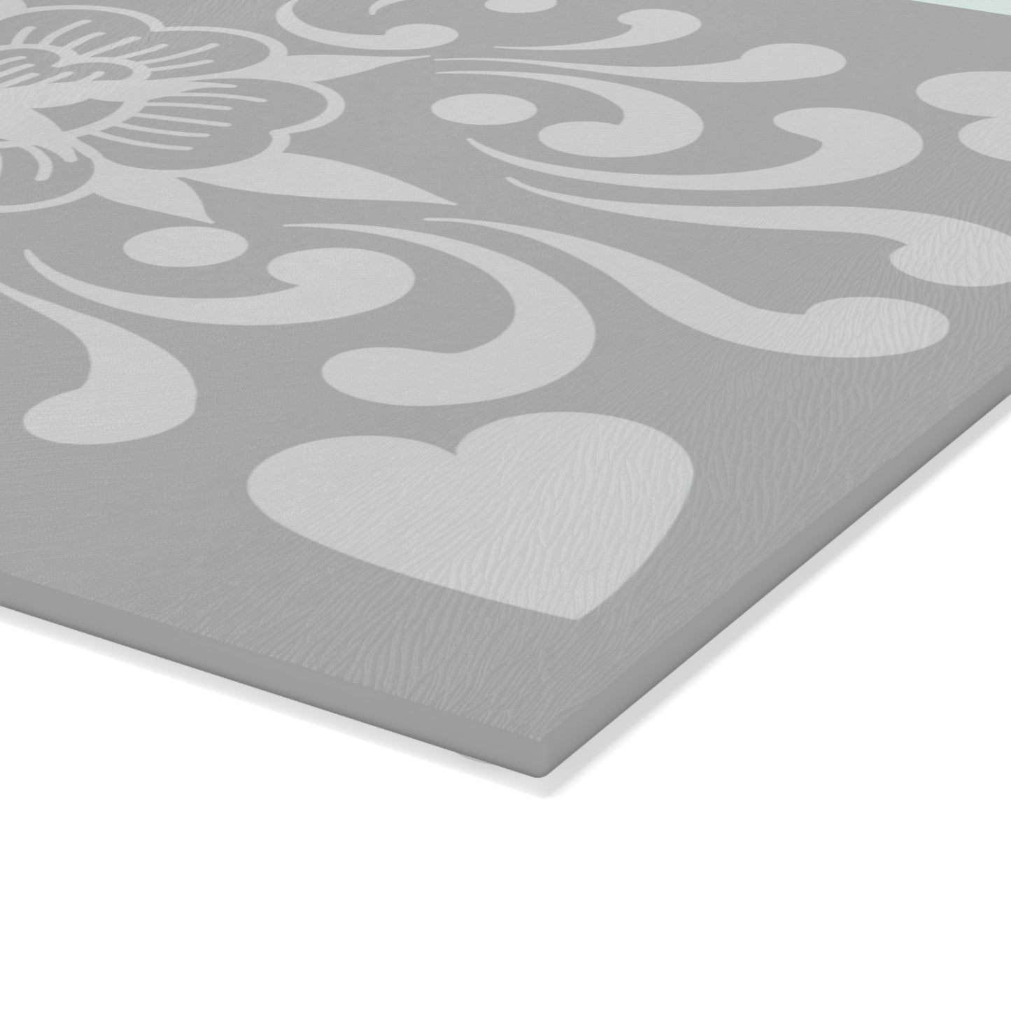 Rose Tattoo Folk art Floral Glass Cutting Board