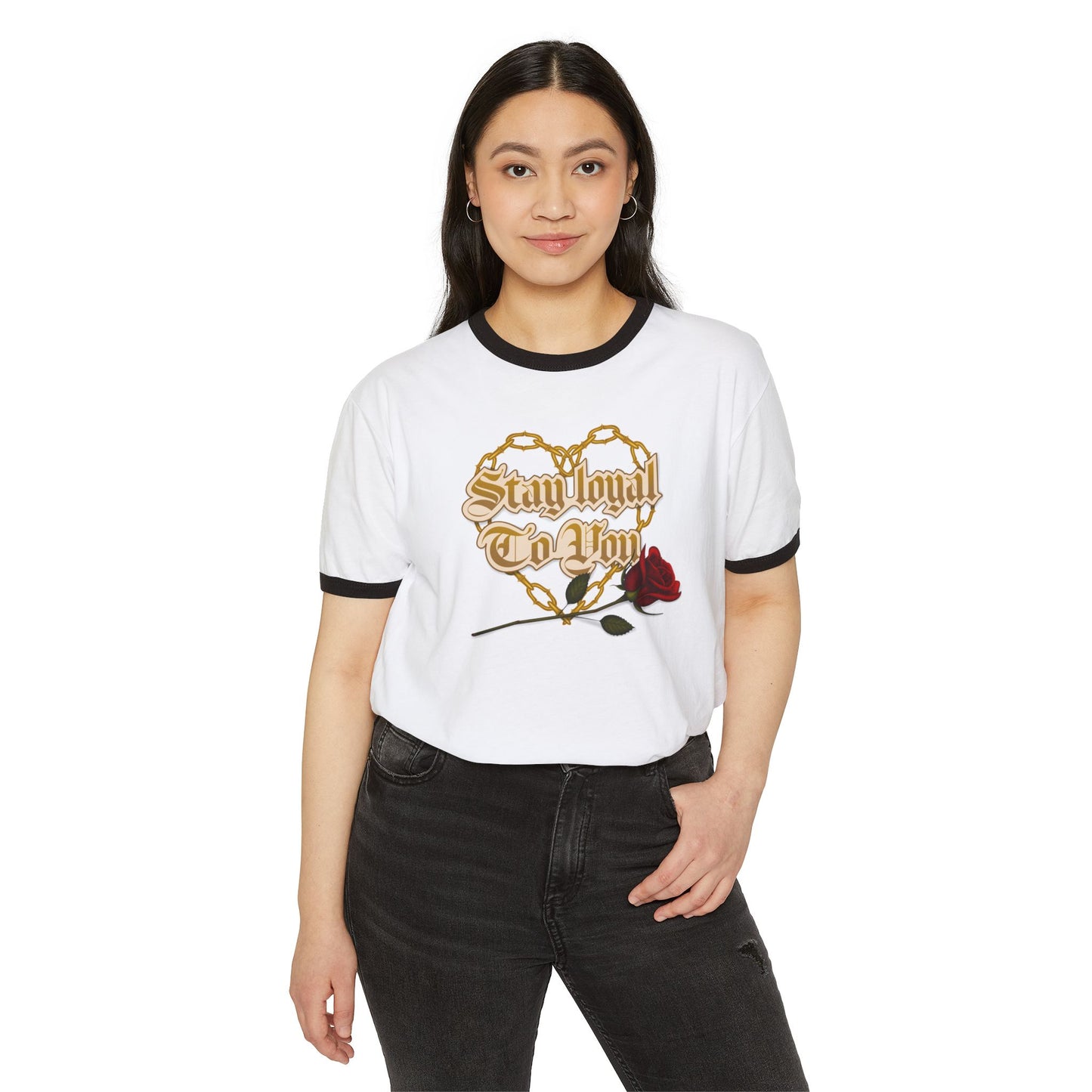 Stay Loyal 2 U - Unisex Cotton Ringer T-Shirt