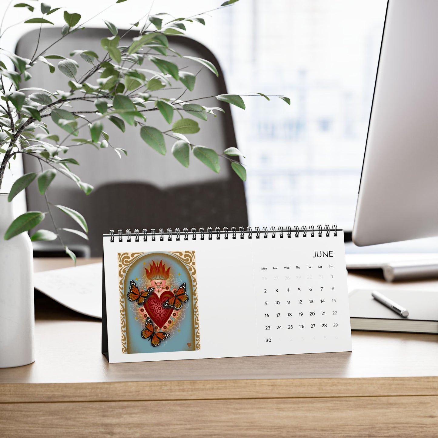 2025 MR Art Prints Desk Calendar