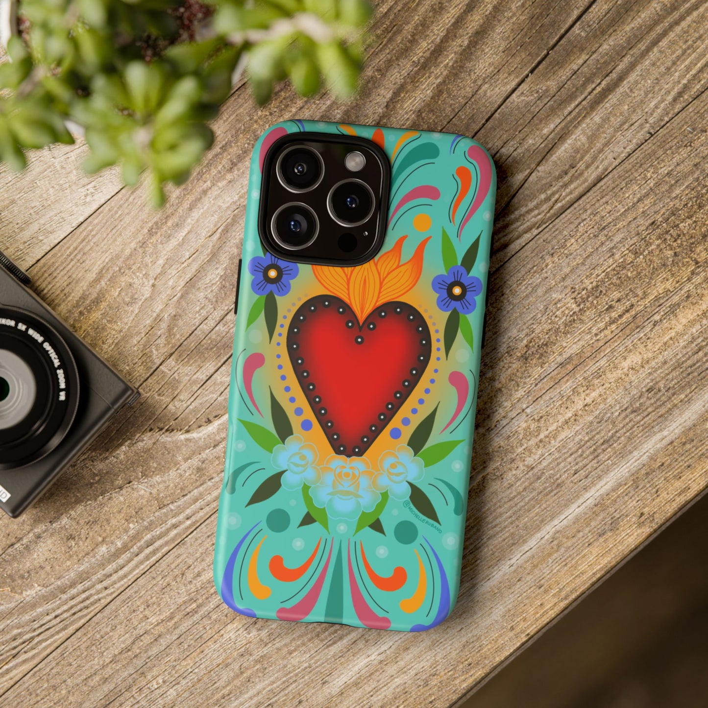 Sacred heart iPhone tough case