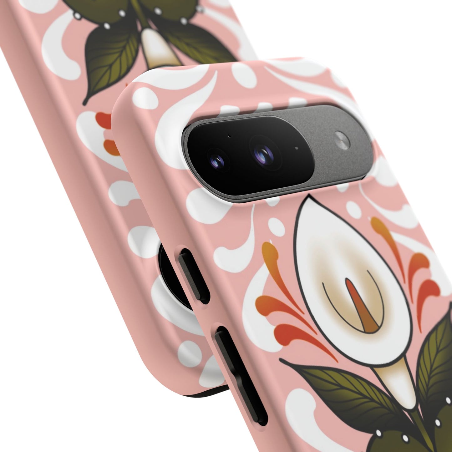 Pink Talavera Lily Sacred Heart Samsung / Google Tough Phone Cases
