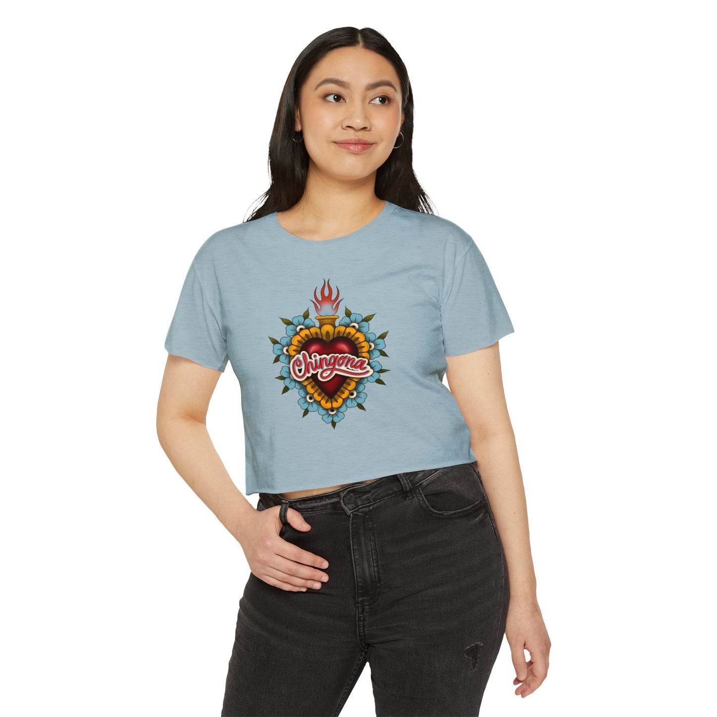 Chingona crop top