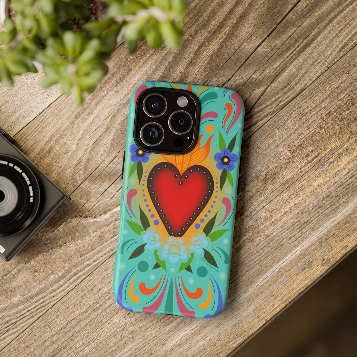 Sacred heart iPhone tough case