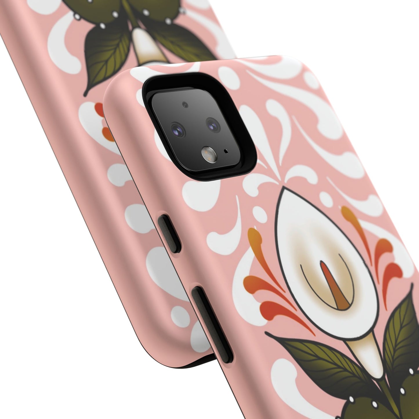 Pink Talavera Lily Sacred Heart Samsung / Google Tough Phone Cases