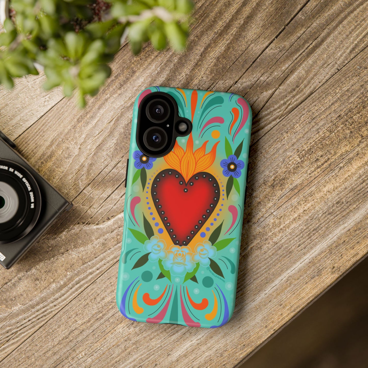 Sacred heart iPhone tough case