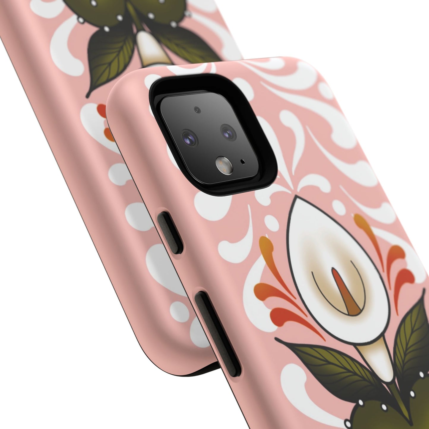 Pink Talavera Lily Sacred Heart Samsung / Google Tough Phone Cases