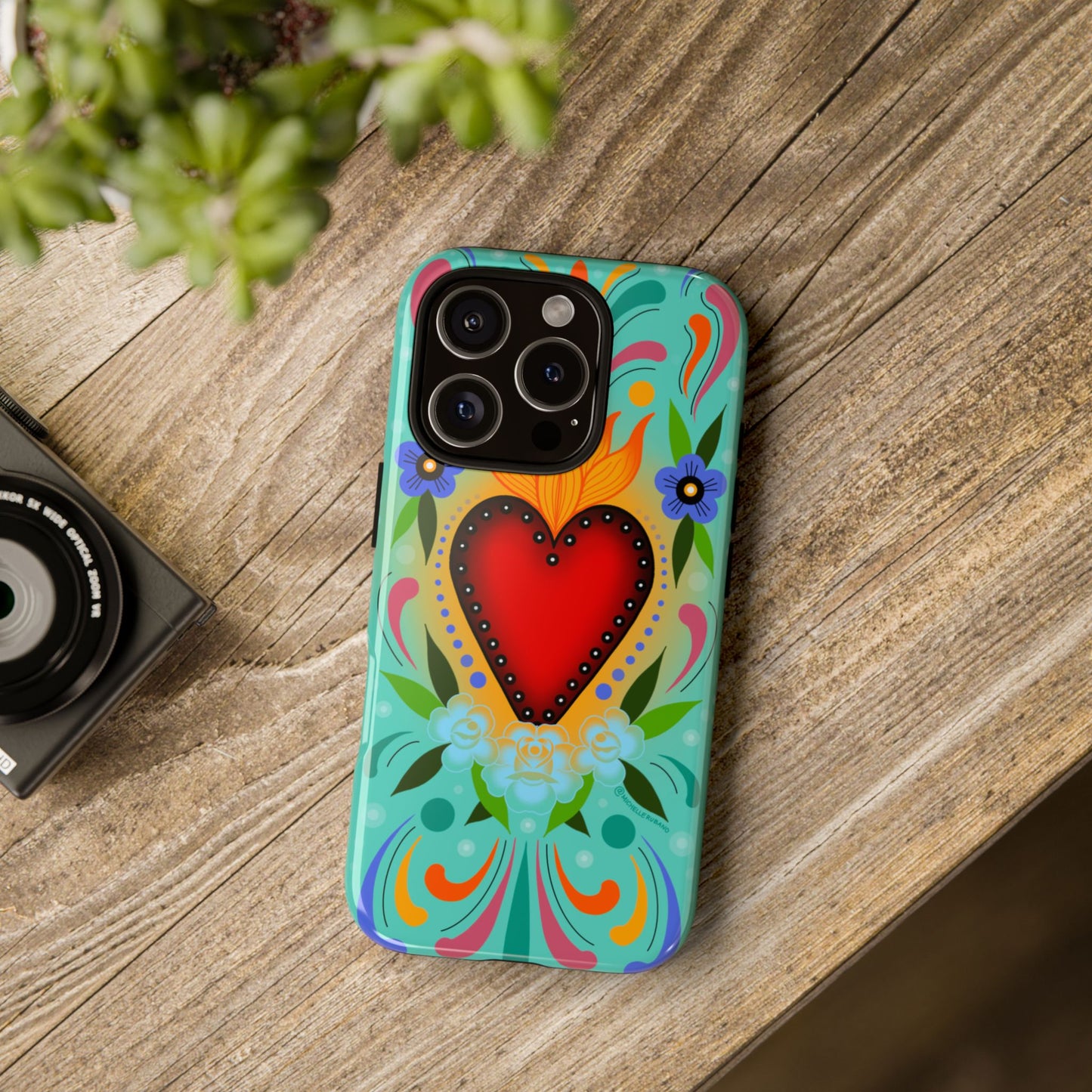 Sacred heart iPhone tough case