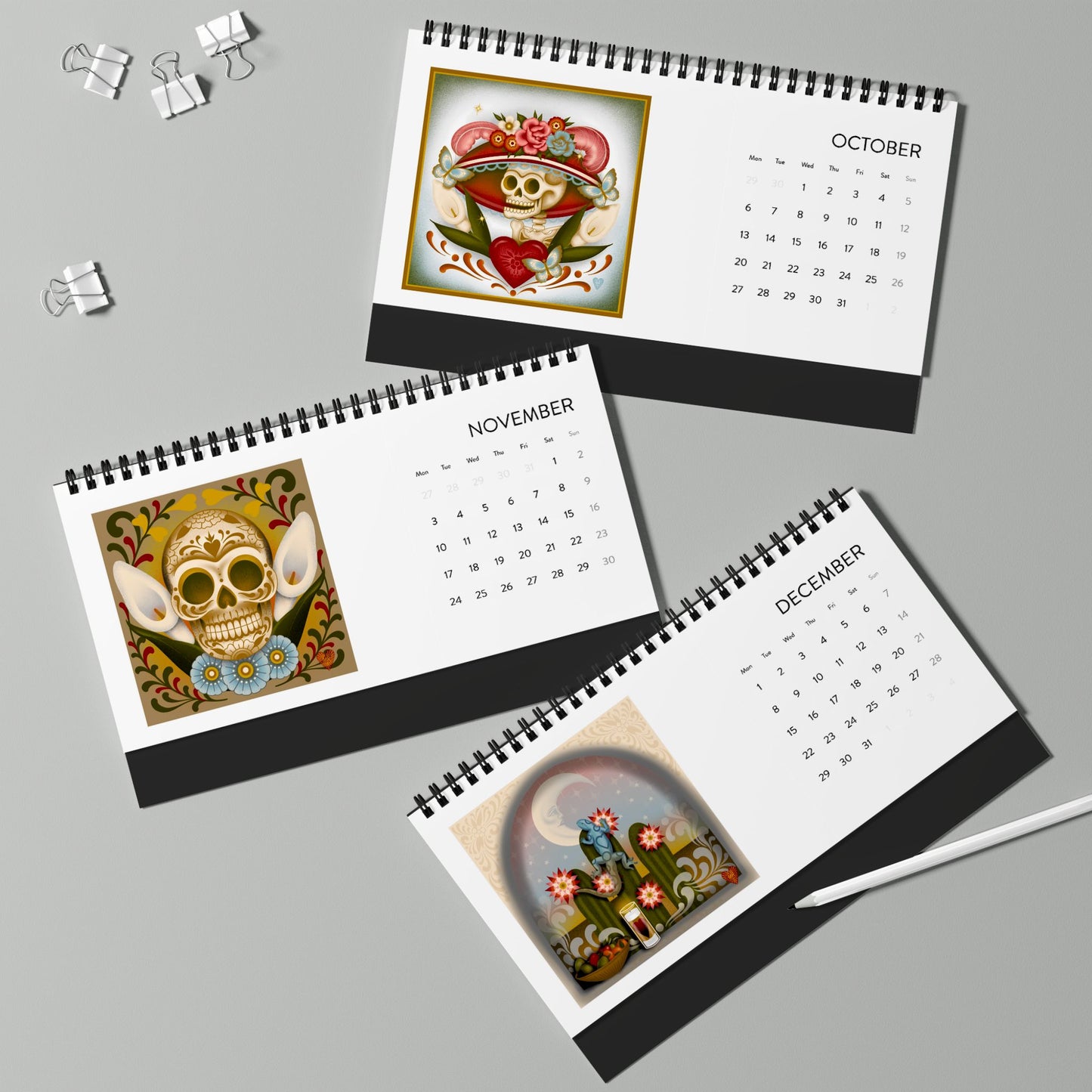 2025 MR Art Prints Desk Calendar