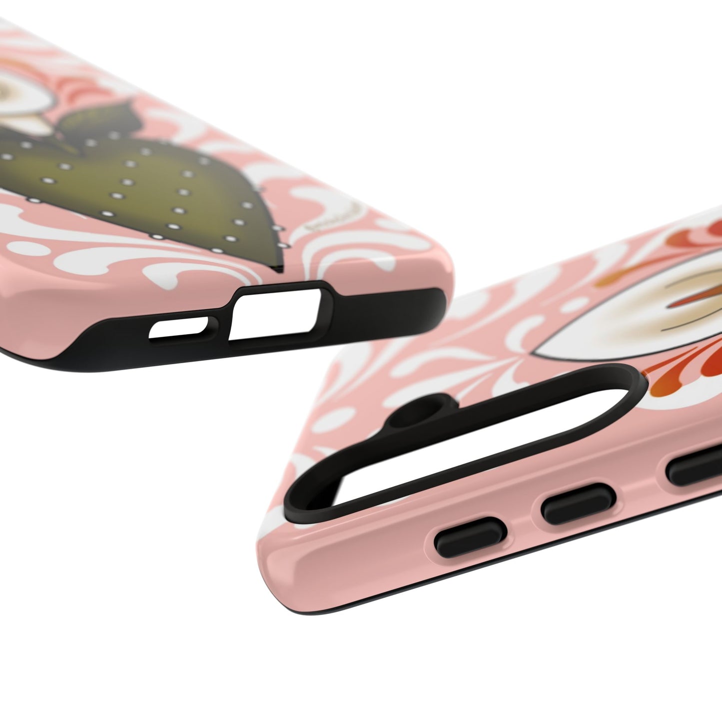Pink Talavera Lily Sacred Heart Samsung / Google Tough Phone Cases