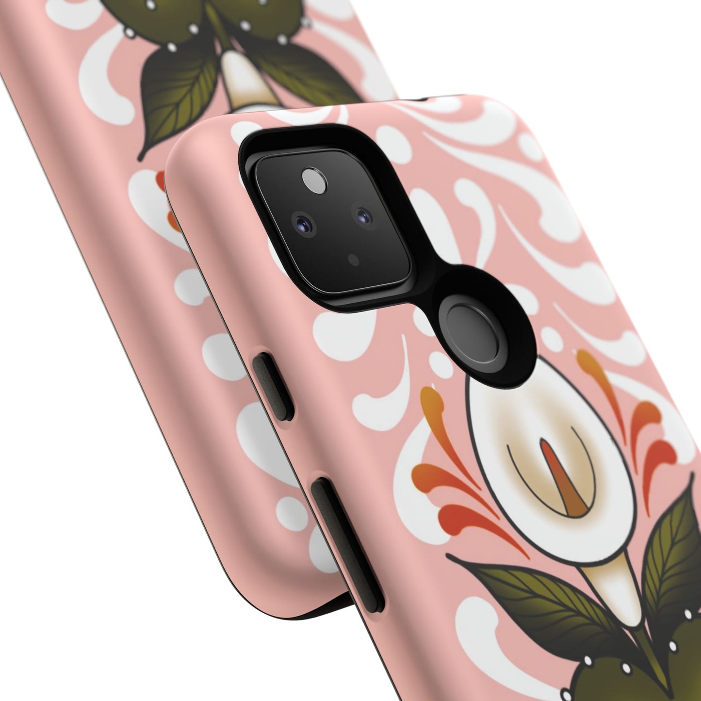 Pink Talavera Lily Sacred Heart Samsung / Google Tough Phone Cases