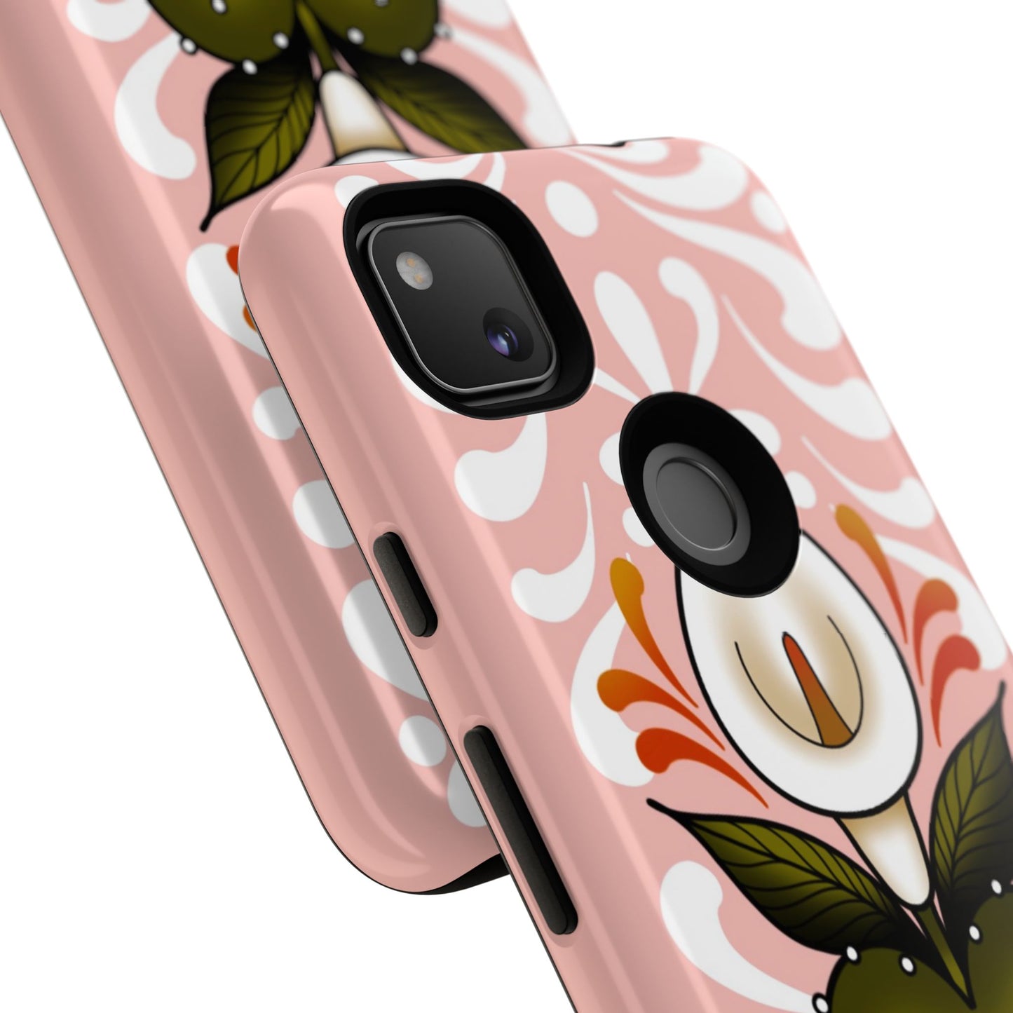 Pink Talavera Lily Sacred Heart Samsung / Google Tough Phone Cases