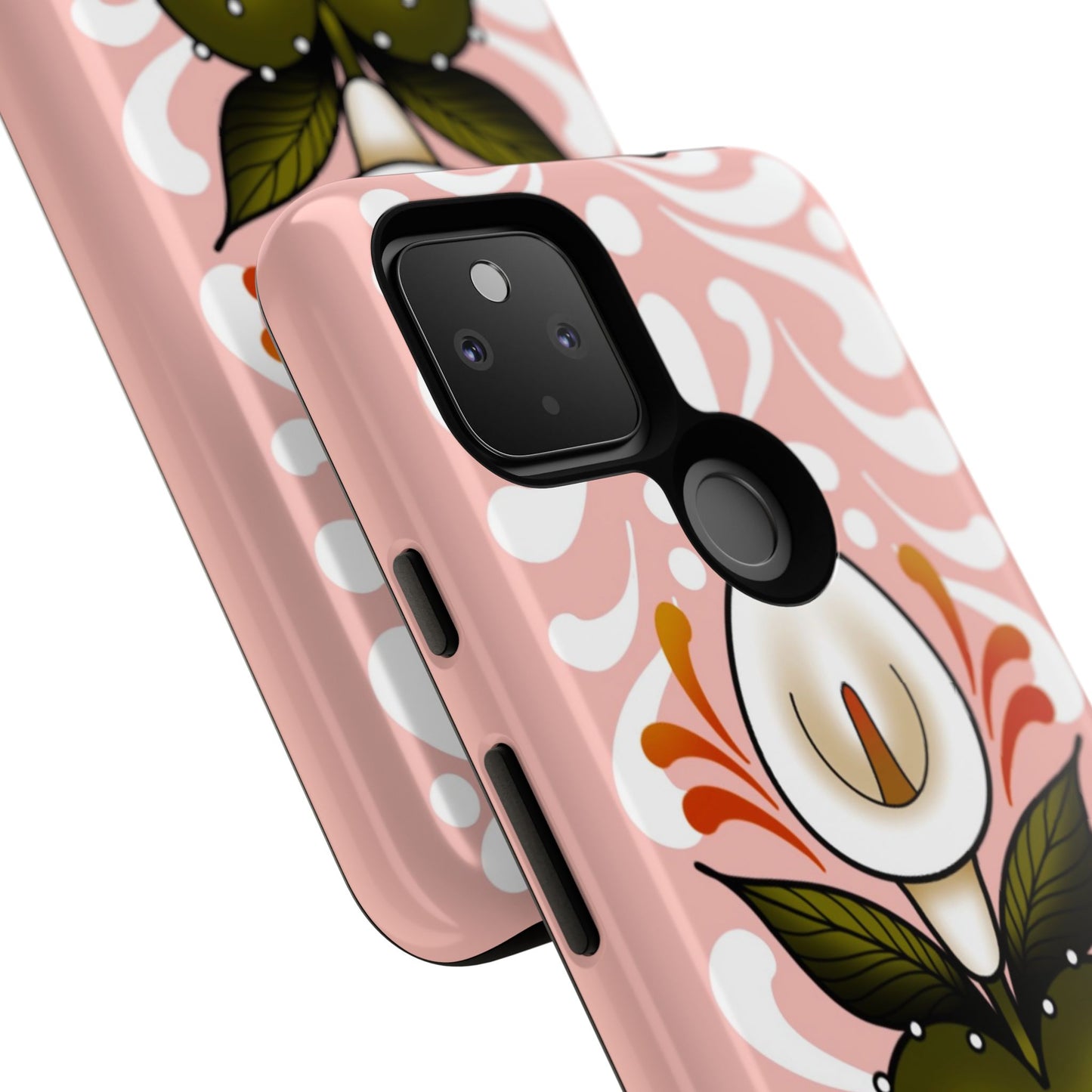 Pink Talavera Lily Sacred Heart Samsung / Google Tough Phone Cases