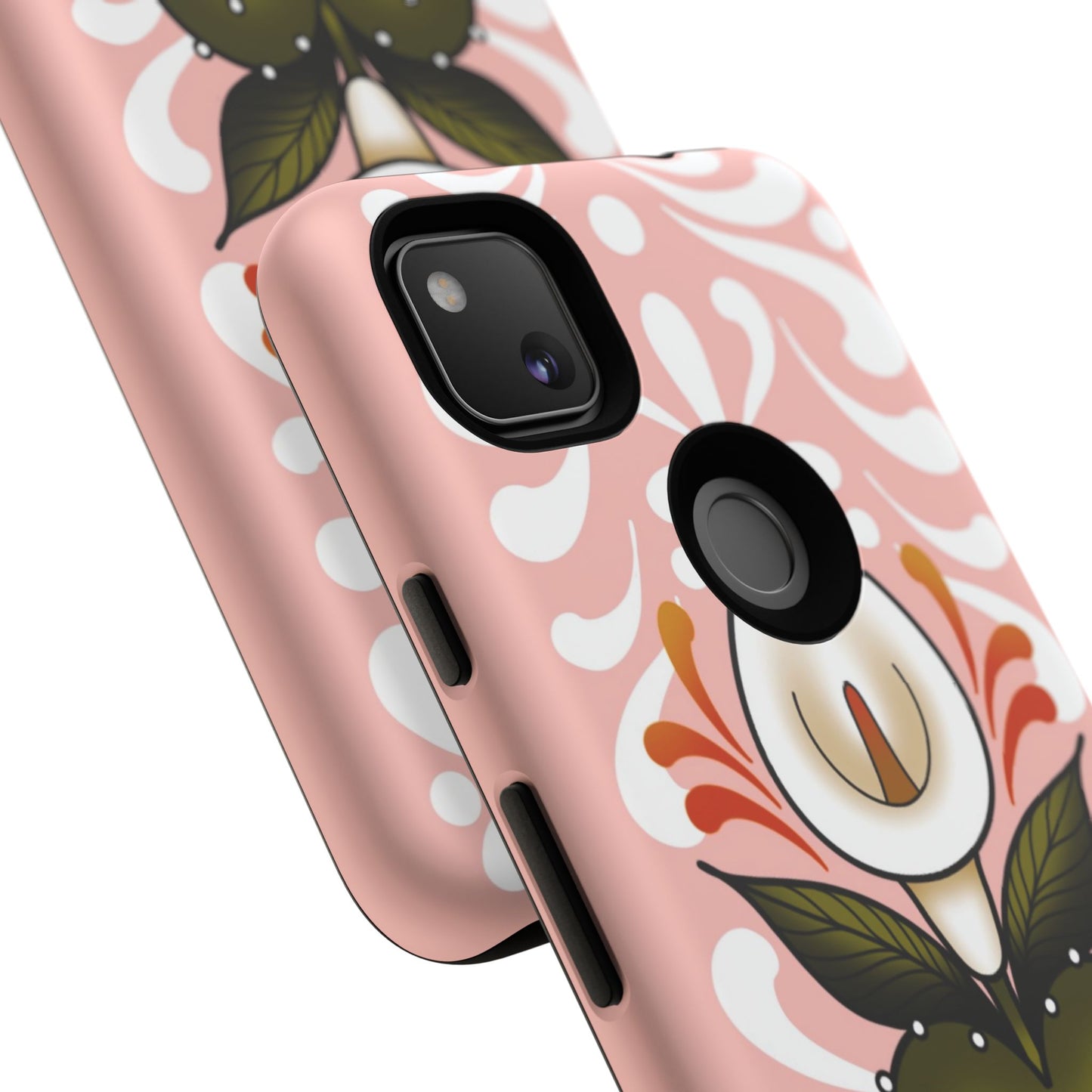 Pink Talavera Lily Sacred Heart Samsung / Google Tough Phone Cases