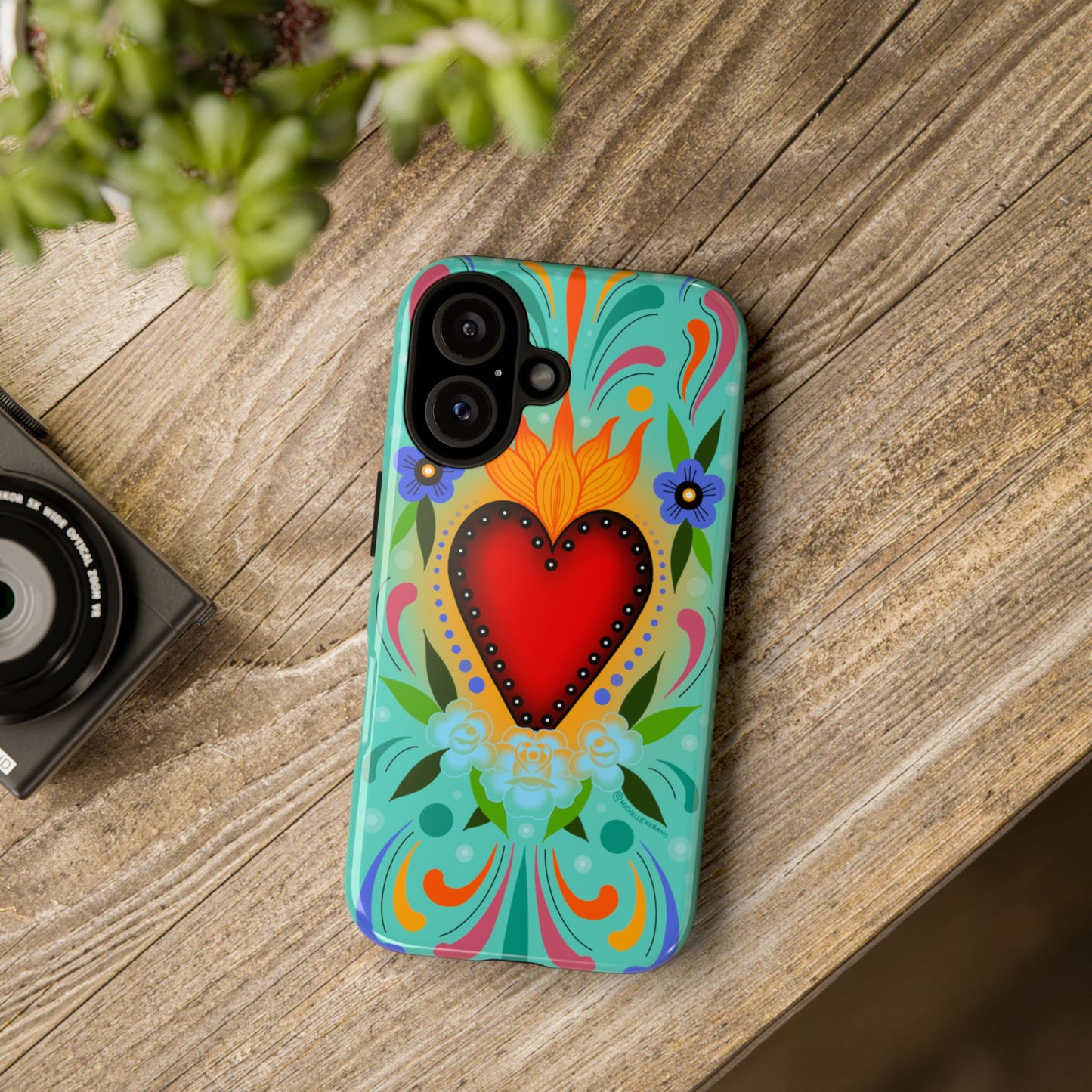 Sacred heart iPhone tough case
