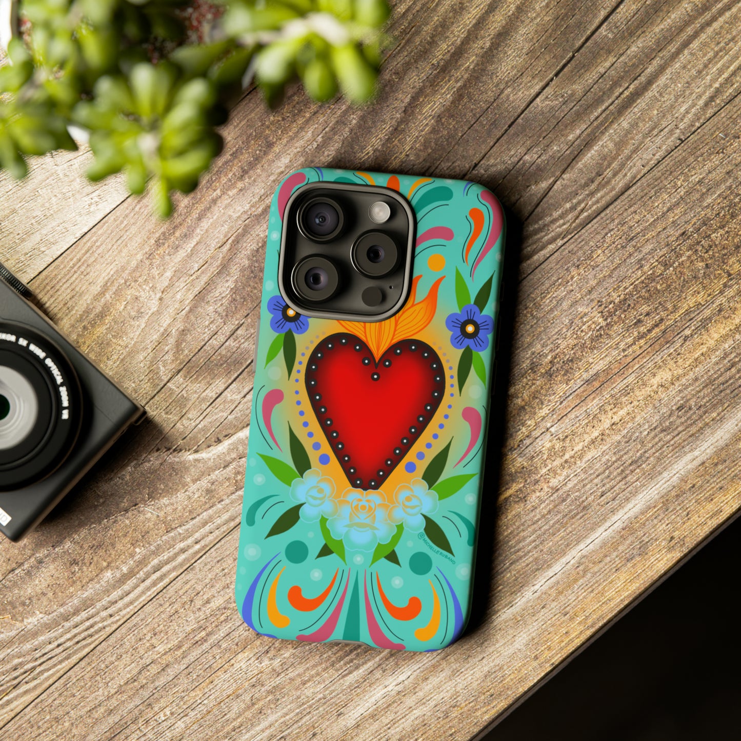 Sacred heart iPhone tough case