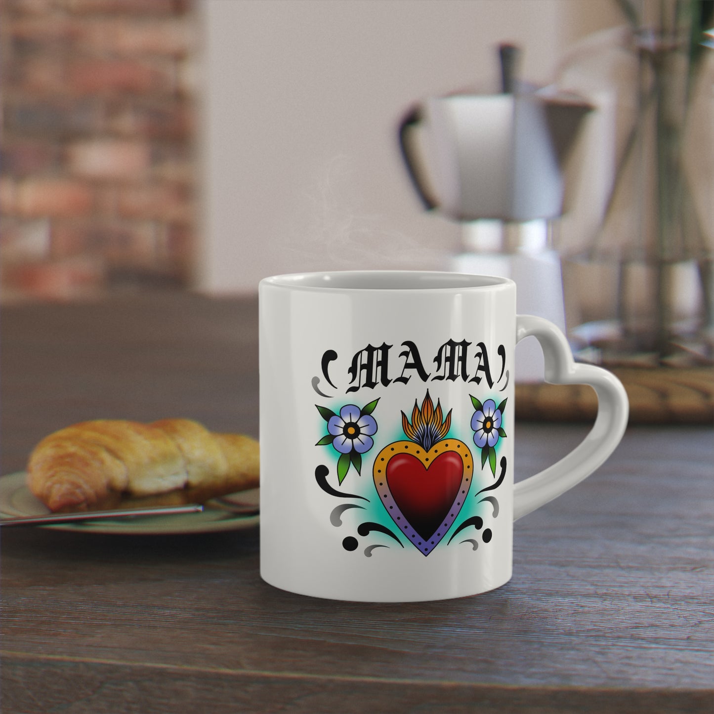 Mama mug Heart-Shaped Handle