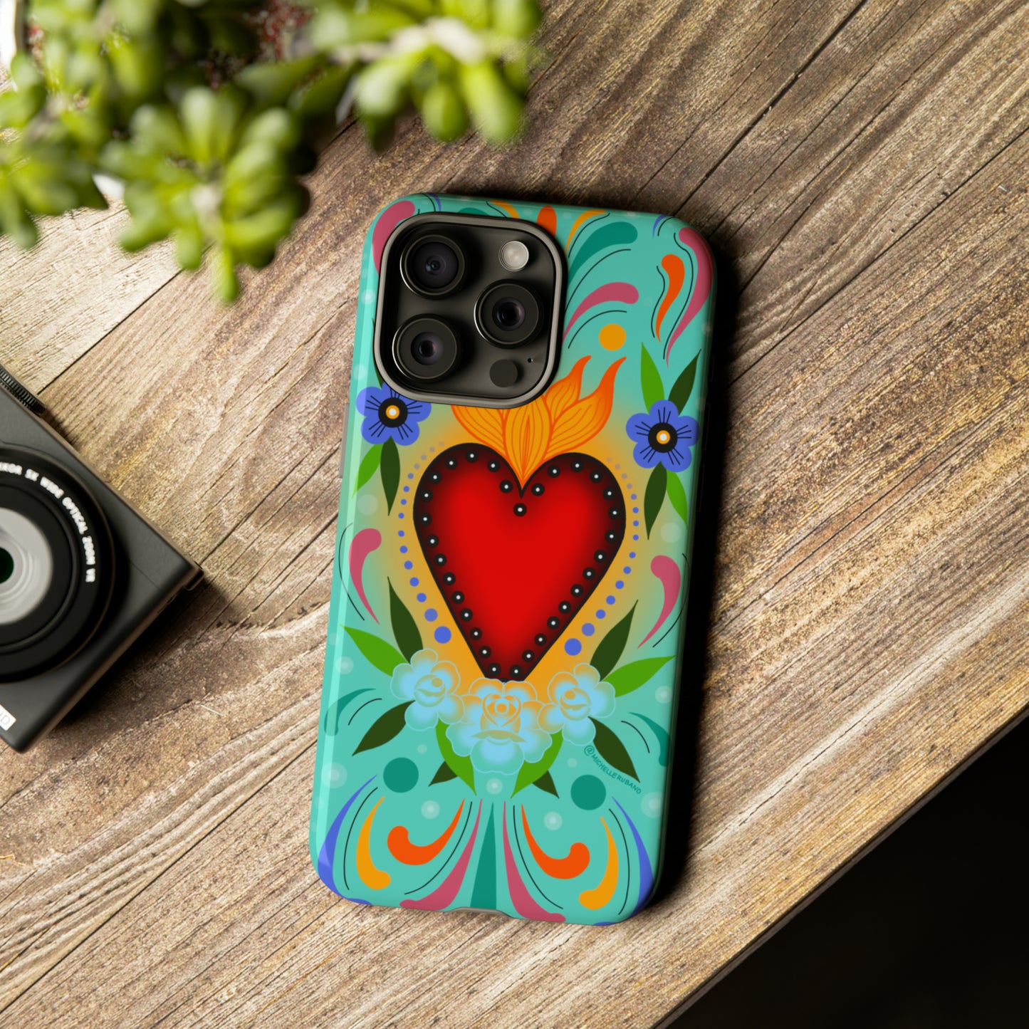 Sacred heart iPhone tough case