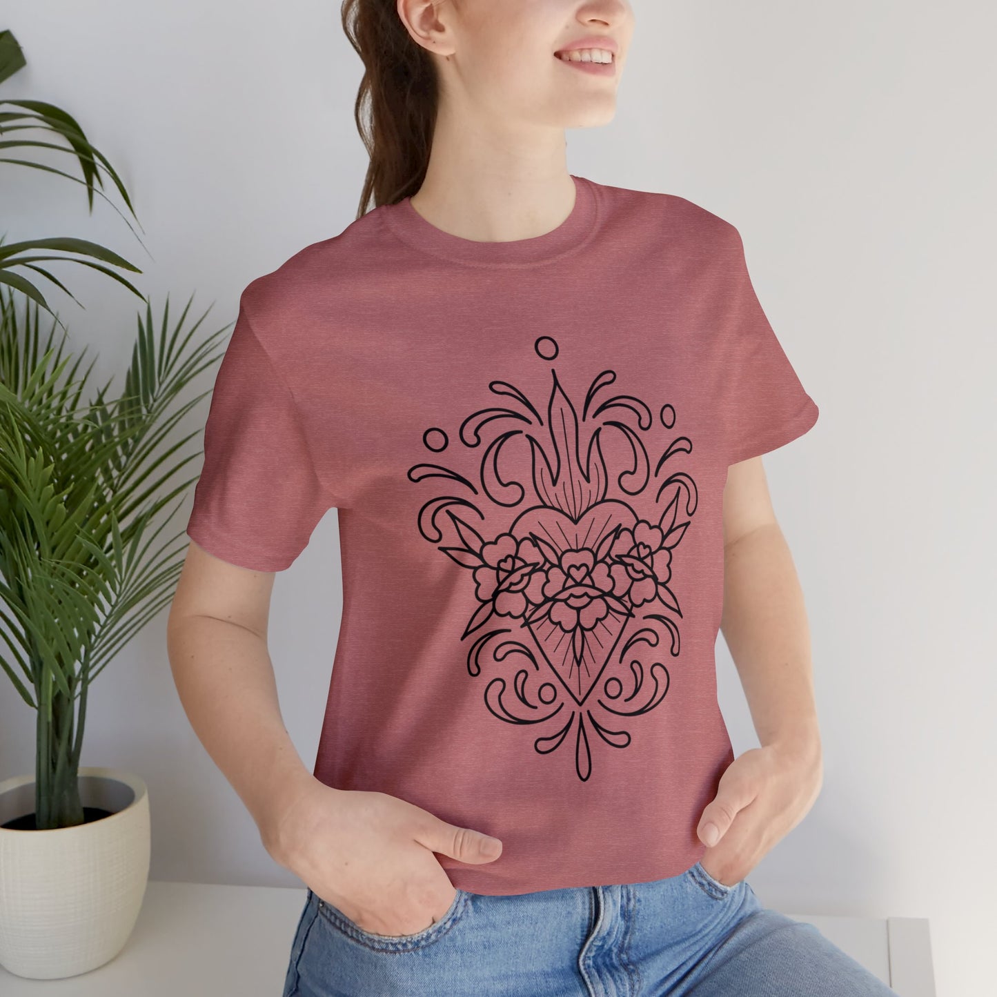 Sacred heart Short Sleeve Tee