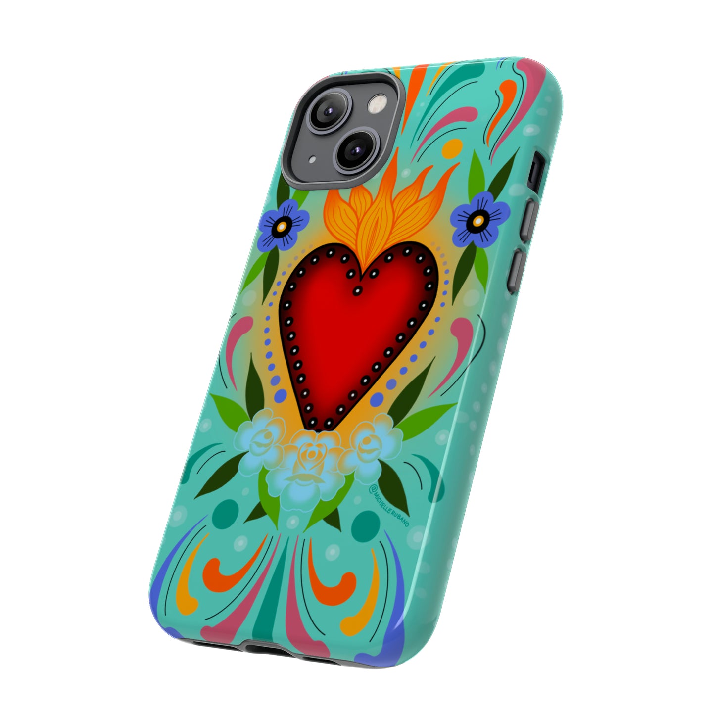 Sacred heart iPhone tough case