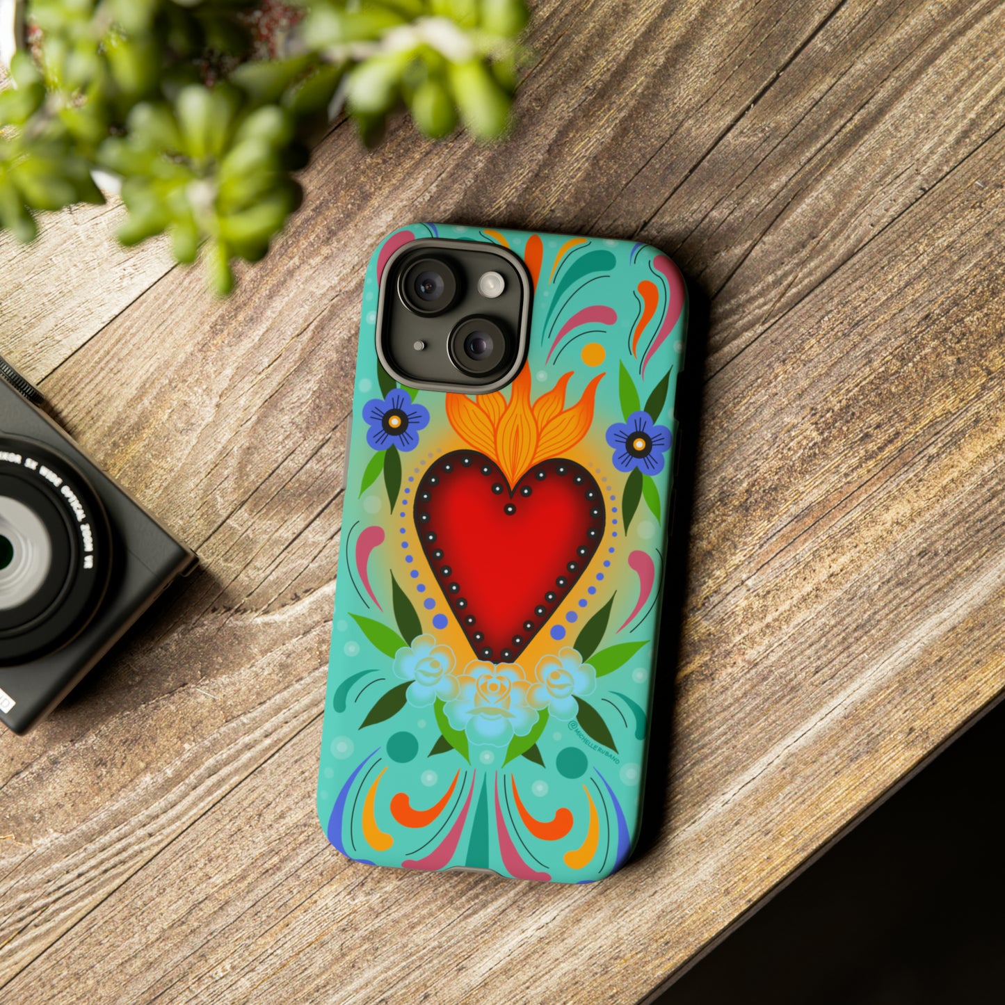 Sacred heart iPhone tough case