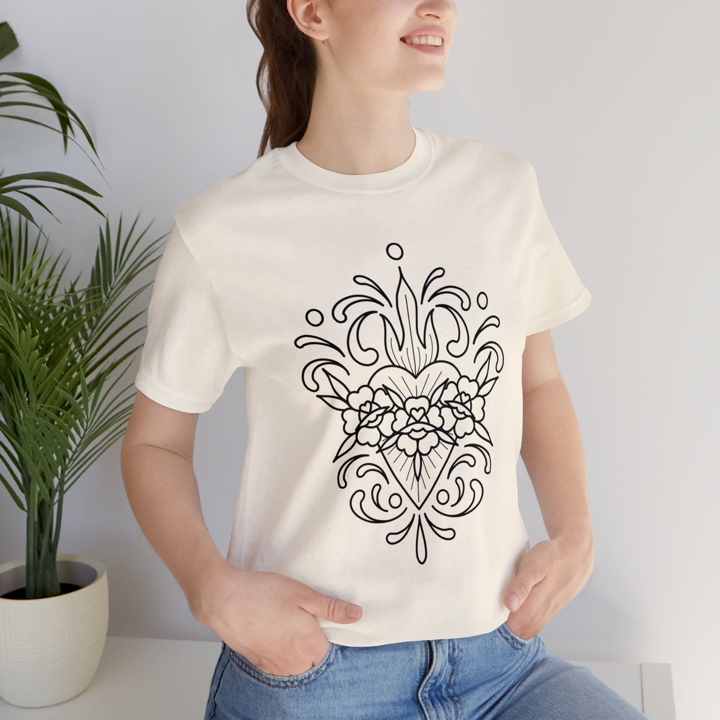 Sacred heart Short Sleeve Tee