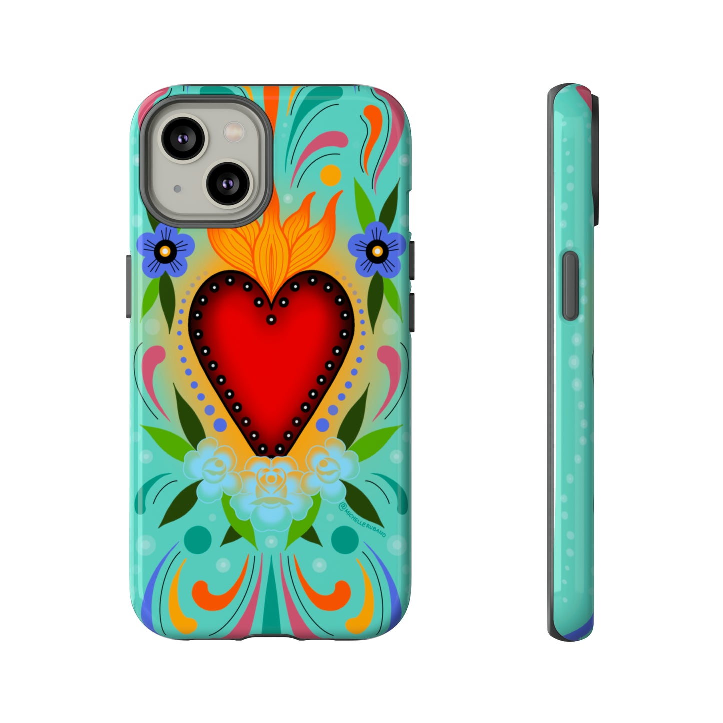 Sacred heart iPhone tough case