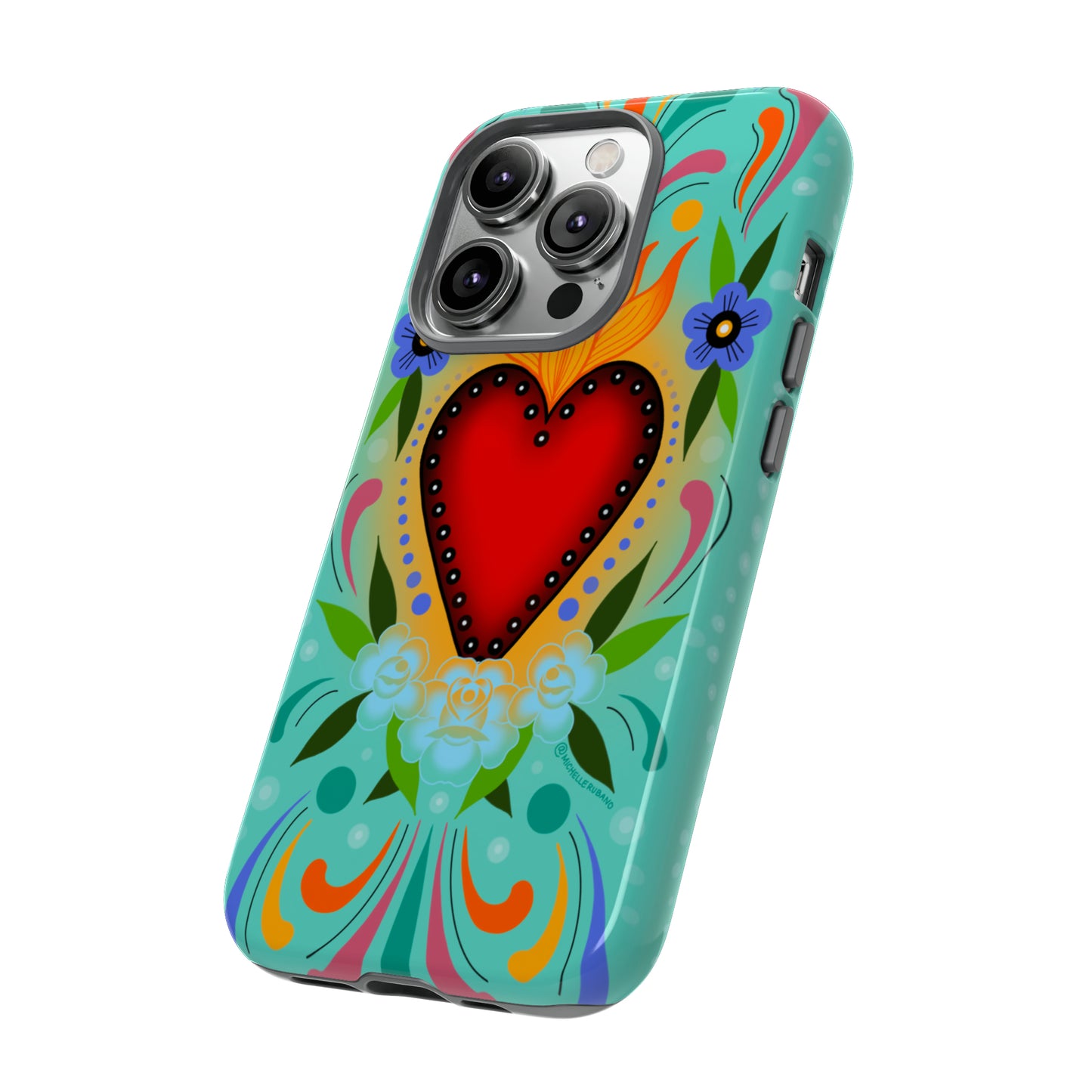 Sacred heart iPhone tough case