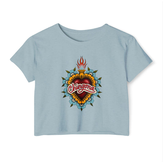 Chingona crop top