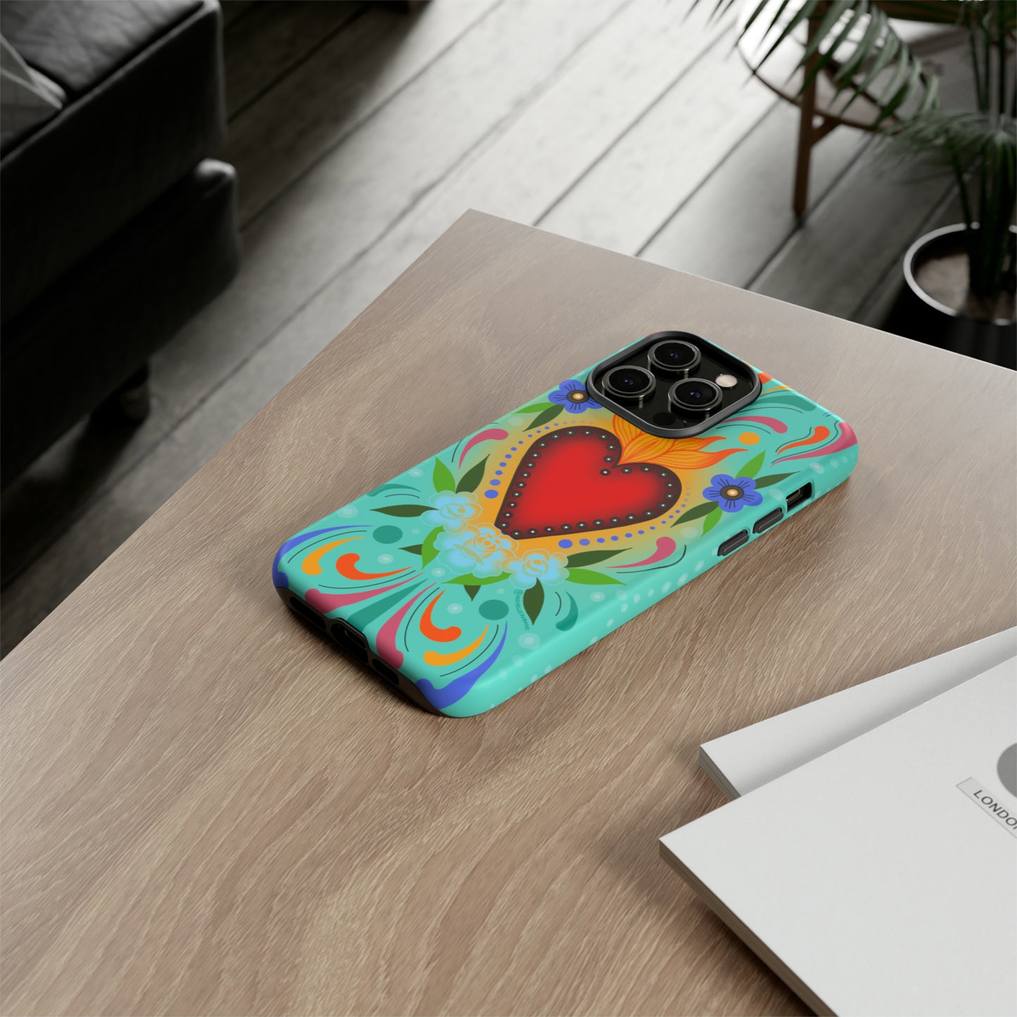 Sacred heart iPhone tough case