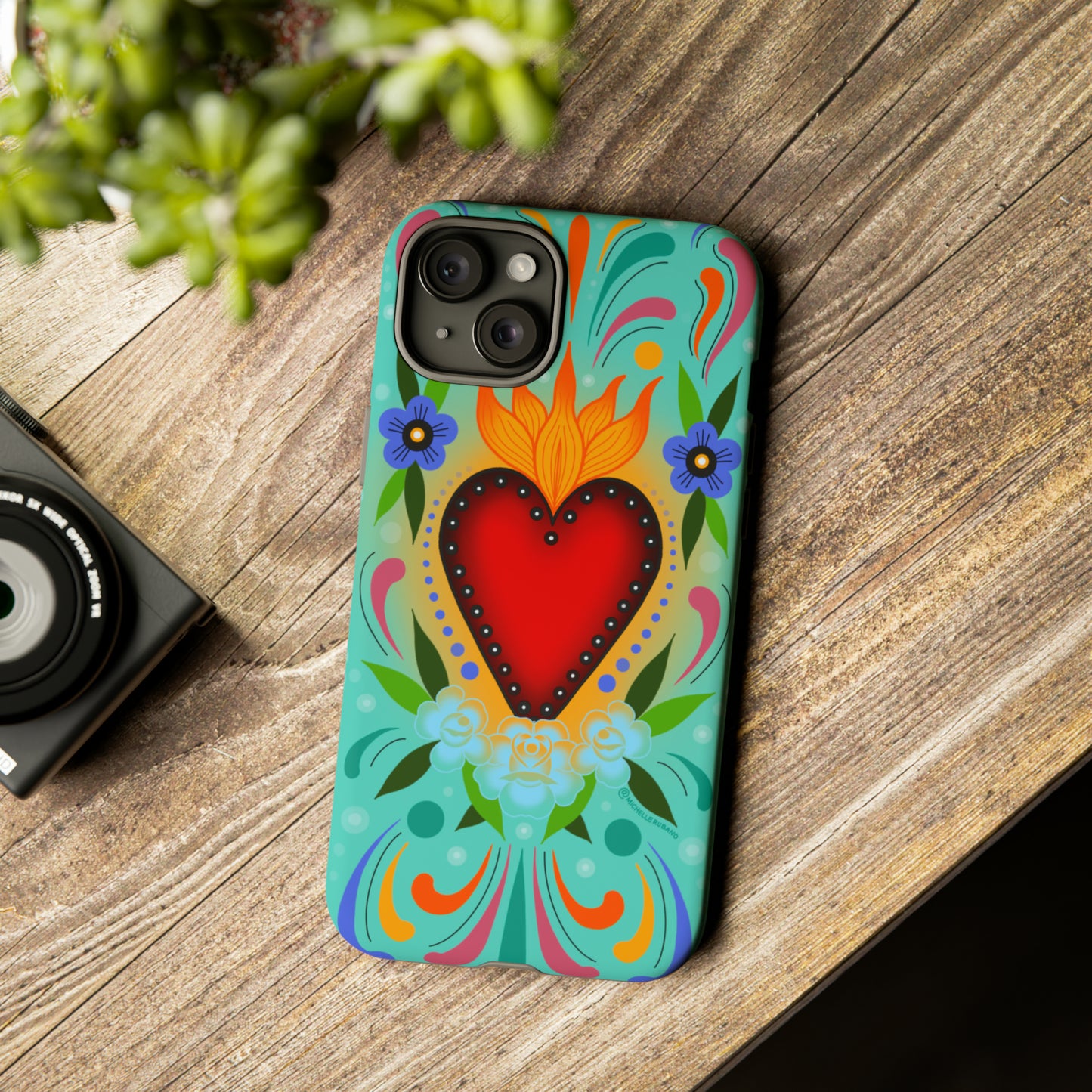 Sacred heart iPhone tough case