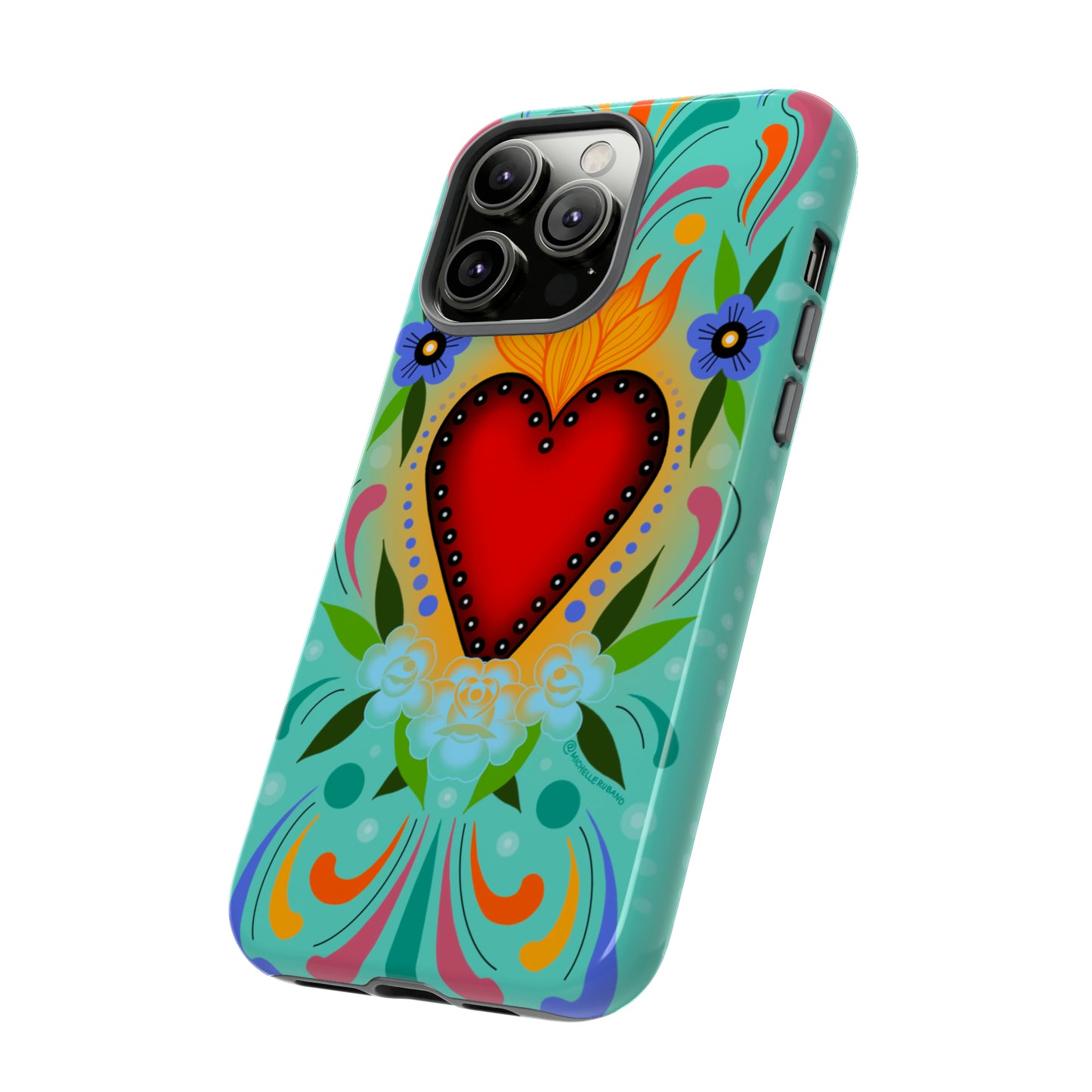 Sacred heart iPhone tough case