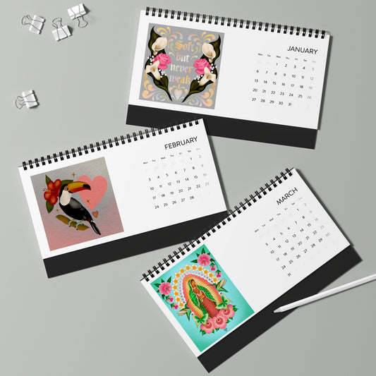 2025 MR Art Prints Desk Calendar