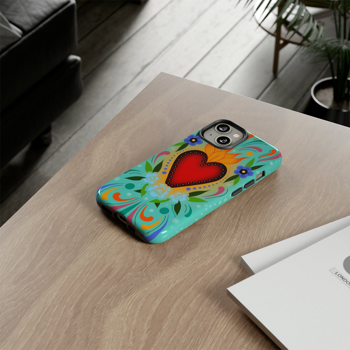 Sacred heart iPhone tough case